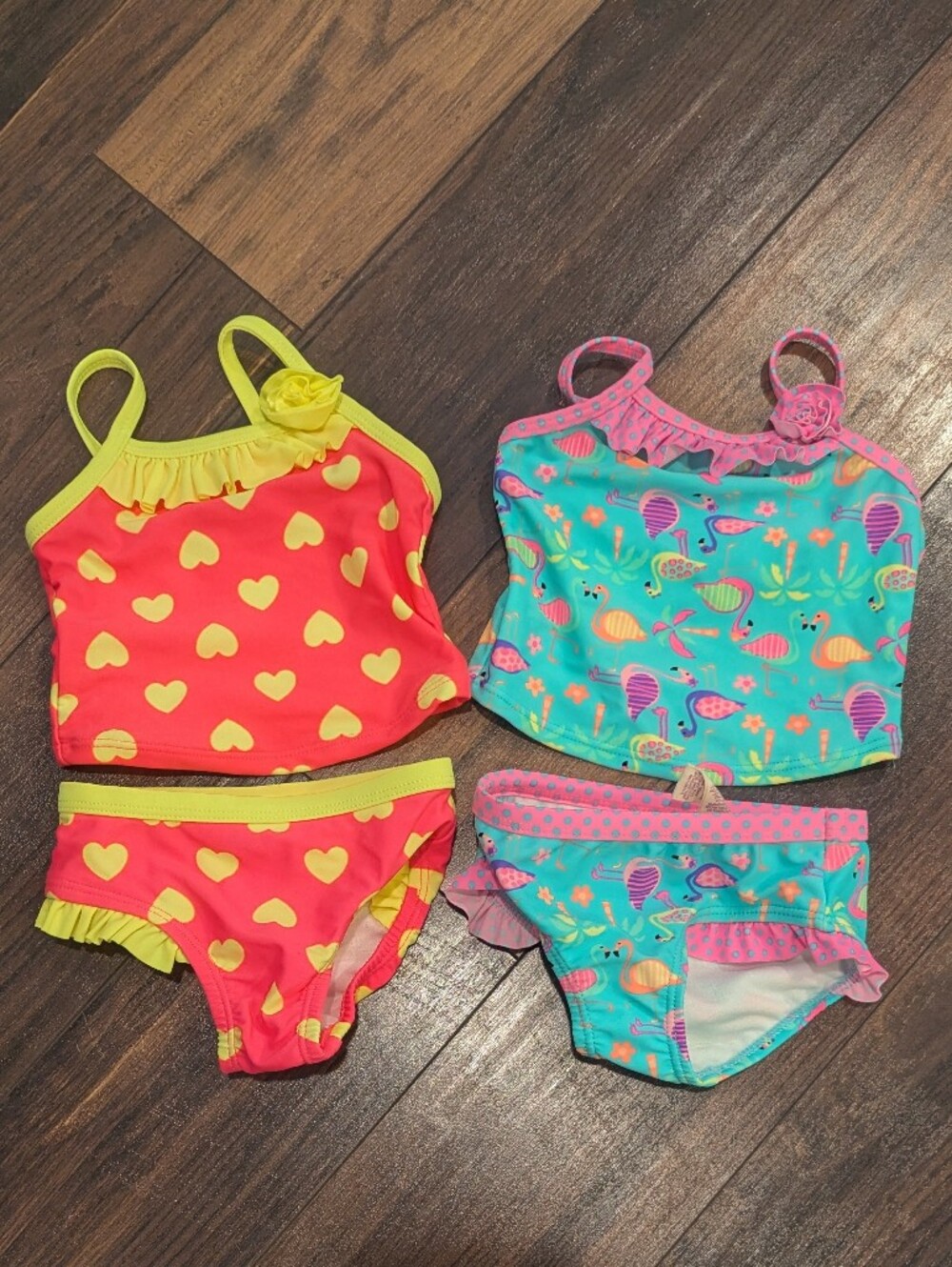 OP Baby Girl Tankini Swimsuits (3-6, 6-9 month)